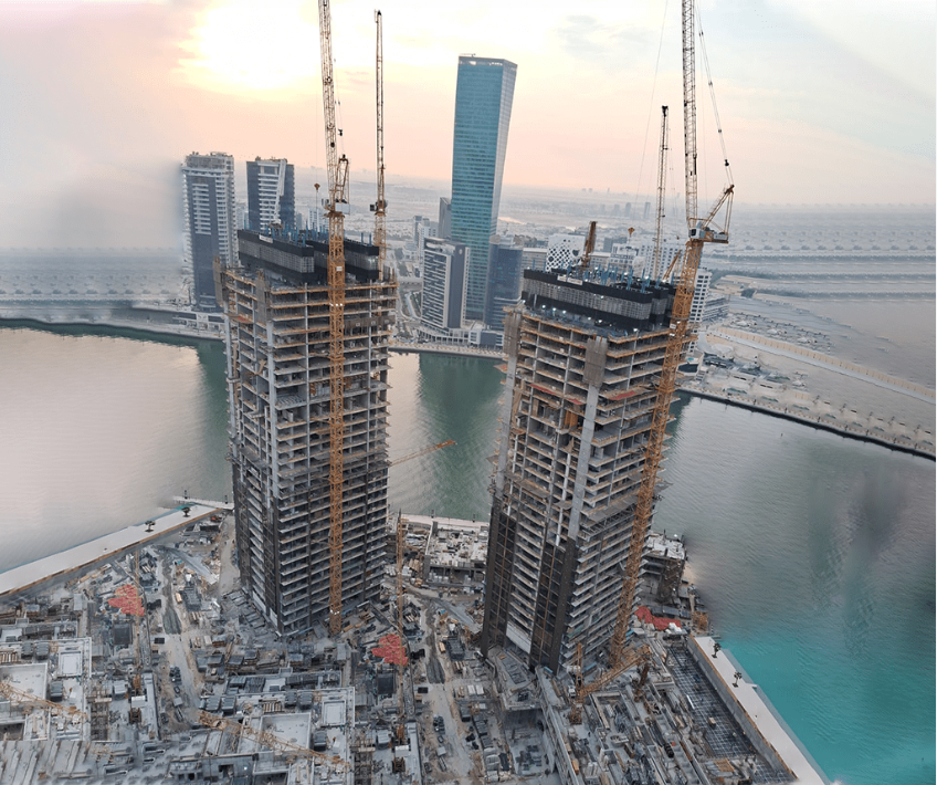 Post-tensioned slab rendering